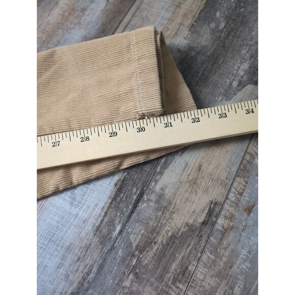 Vintage Old Navy Corduroy Brown Cargo Pants Women's 12 Tall 31" - Picture 3 of 4
